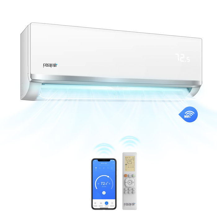 pasapair 18000 BTU Smart Control Split Air Conditioner for 1250 Square